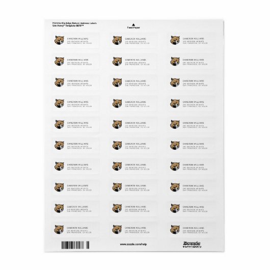 SIUE Afstuderen Etiket (Full Sheet)