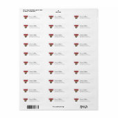 SIUE Afstuderen Etiket (Full Sheet)