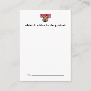 SIUE Afstuderen Notitiekaartje