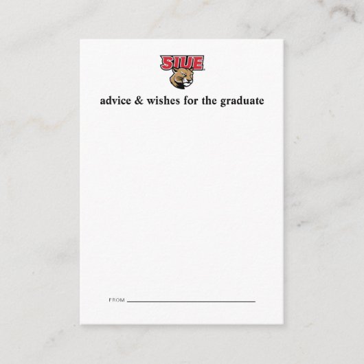 SIUE Afstuderen Notitiekaartje (Voorkant)