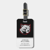 SIUE Cougars Bagagelabel (Voorkant verticaal)