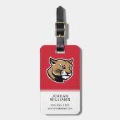 SIUE Cougars Bagagelabel (Voorkant verticaal)