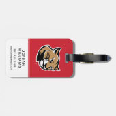 SIUE Cougars Bagagelabel (Achterkant horizontaal)