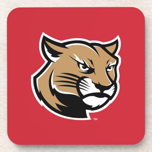 SIUE Cougars Bier Onderzetter (Voorkant)