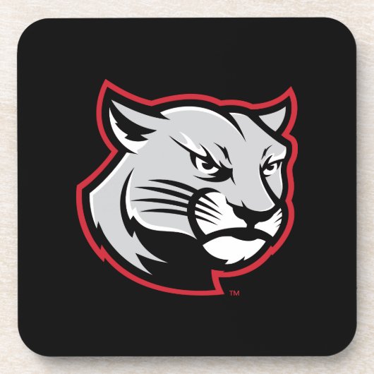 SIUE Cougars Bier Onderzetter (Voorkant)