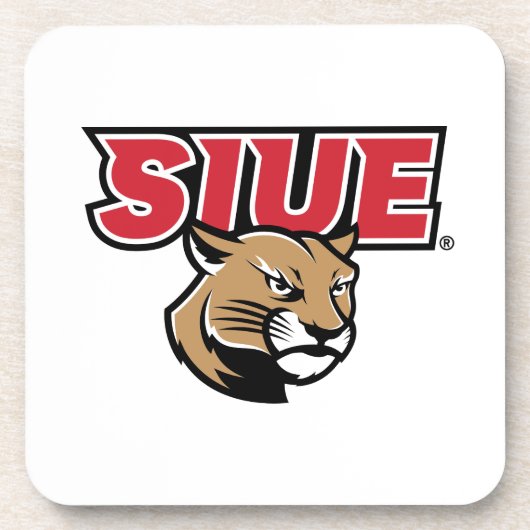 SIUE Cougars Bier Onderzetter (Voorkant)