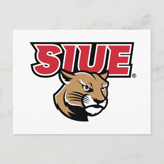 SIUE Cougars Briefkaart (Voorkant)