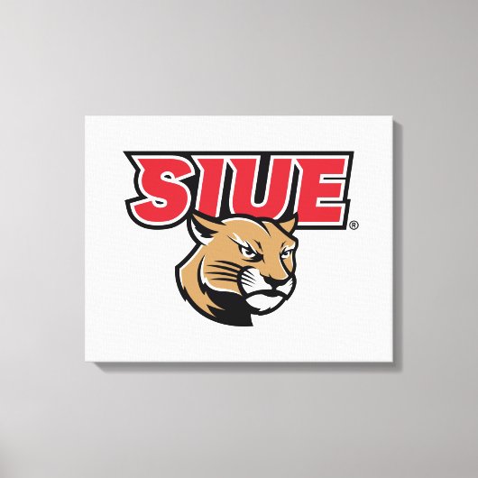 SIUE Cougars Canvas Afdruk (Voorkant)