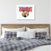 SIUE Cougars Canvas Afdruk (Insitu (Slaapkamer))