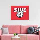 SIUE Cougars Canvas Afdruk (Insitu (Woonkamer))