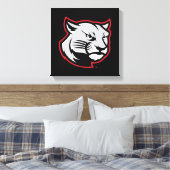 SIUE Cougars Canvas Afdruk (Insitu (Slaapkamer))