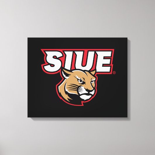 SIUE Cougars Canvas Afdruk (Voorkant)