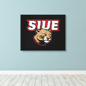 SIUE Cougars Canvas Afdruk (Insitu (Houten vloer))