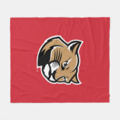 SIUE Cougars Fleece Deken (Voorkant (Horizontaal))
