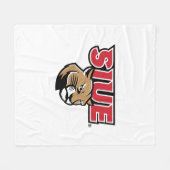 SIUE Cougars Fleece Deken (Voorkant (Horizontaal))