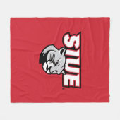 SIUE Cougars Fleece Deken (Voorkant (Horizontaal))