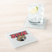 SIUE Cougars Glazen Onderzetter (Schuin)
