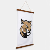 SIUE Cougars Hangend Wandkleed (Gebogen)