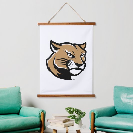 SIUE Cougars Hangend Wandkleed (Woonkamer)