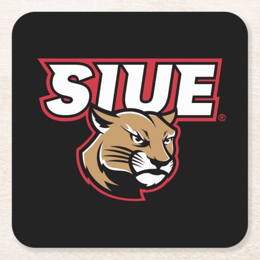SIUE Cougars Kartonnen Onderzetters (Voorkant)