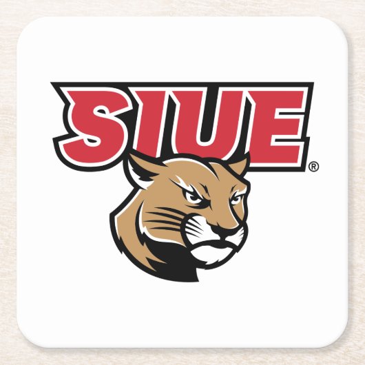 SIUE Cougars Kartonnen Onderzetters (Voorkant)