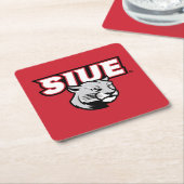SIUE Cougars Kartonnen Onderzetters (Schuin)