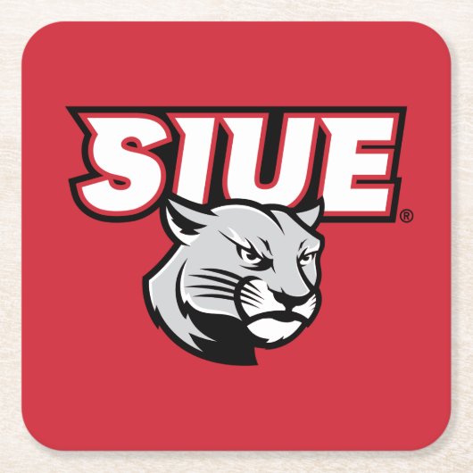 SIUE Cougars Kartonnen Onderzetters (Voorkant)