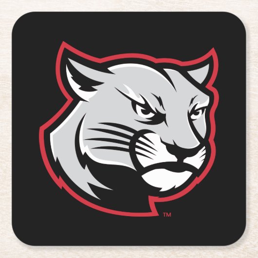SIUE Cougars Kartonnen Onderzetters (Voorkant)