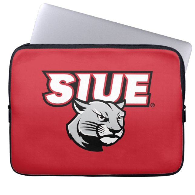SIUE Cougars Laptop Sleeve (Voorkant)