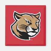 SIUE Cougars Magneet (Voorkant)