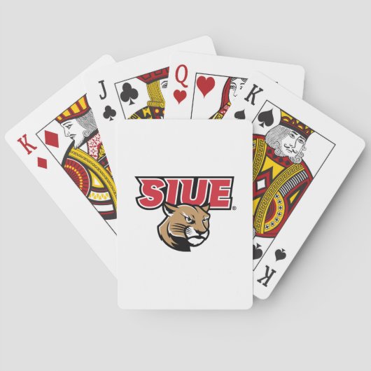 SIUE Cougars Pokerkaarten (Achterkant)