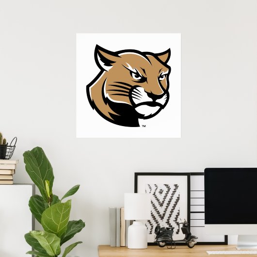 SIUE Cougars Poster (Thuiskantoor)