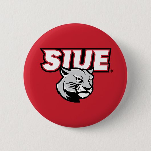 SIUE Cougars Ronde Button 5,7 Cm (Voorkant)
