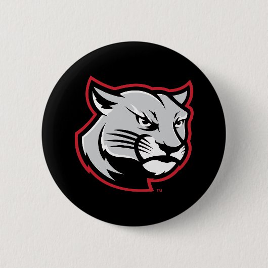 SIUE Cougars Ronde Button 5,7 Cm (Voorkant)