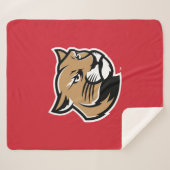 SIUE Cougars Sherpa Deken (Voorkant (horizontaal))