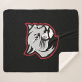 SIUE Cougars Sherpa Deken (Voorkant (horizontaal))