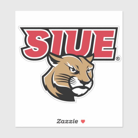 SIUE Cougars Sticker (Vel)