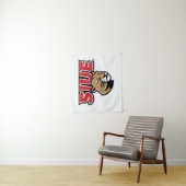 SIUE Cougars Wandkleed (In situ)