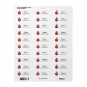 SIUE-vakantie Etiket (Full Sheet)