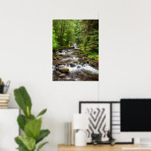 Siuslaw National Forest | Sweet Creek Poster (Thuiskantoor)