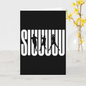 Siuuu Soccer Lovers Present For Fan Kid's Boys  Kaart (Gele Bloem)