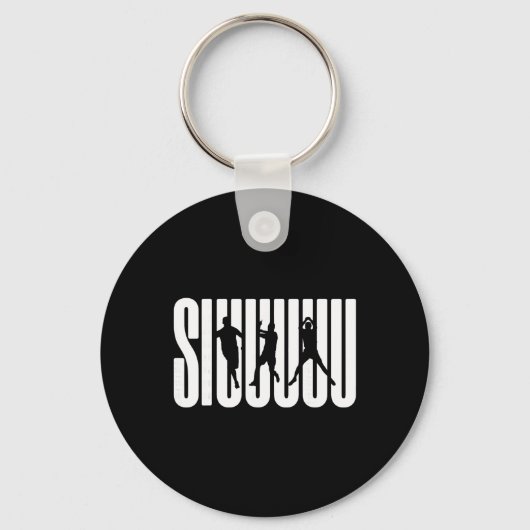 Siuuu Soccer Lovers Present For Fan Kid's Boys  Sleutelhanger (Voorkant)
