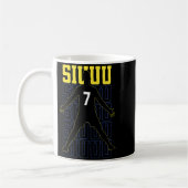 Siuuuu Funny Soccer Present For Soccer Lovers Fan Koffiemok (Links)