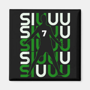 Siuuuu Grappig Voetbal Cadeau Voor Voetbal Fans Magneet