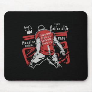 Siuuuu Grappig Voetbal Cadeau Voor Voetbal Fans Muismat