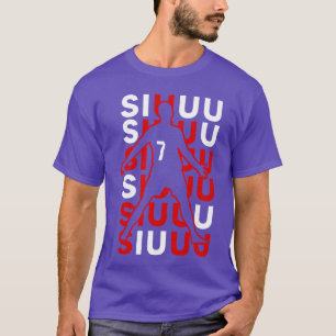 Siuuuu Grappig Voetbal Cadeau voor Voetbal Fans  T-shirt