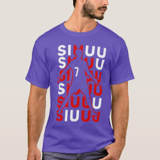 Siuuuu Grappig Voetbal Cadeau voor Voetbal Fans T-shirt