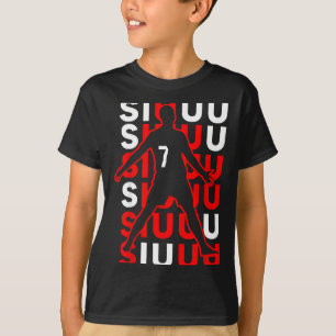 Siuuuu Grappig Voetbal Cadeau Voor Voetbal Fans T-shirt