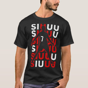 Siuuuu Grappig Voetbal Cadeau Voor Voetbal Fans T-shirt