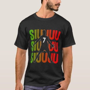 Siuuuu Grappig Voetbal Cadeau Voor Voetbal Fans T-shirt